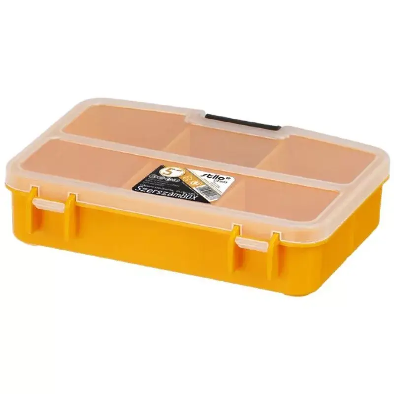 Biztonságos vásárlás STI1533 Stilo rekeszes szortimenter narancs 5" 134x101x31mm