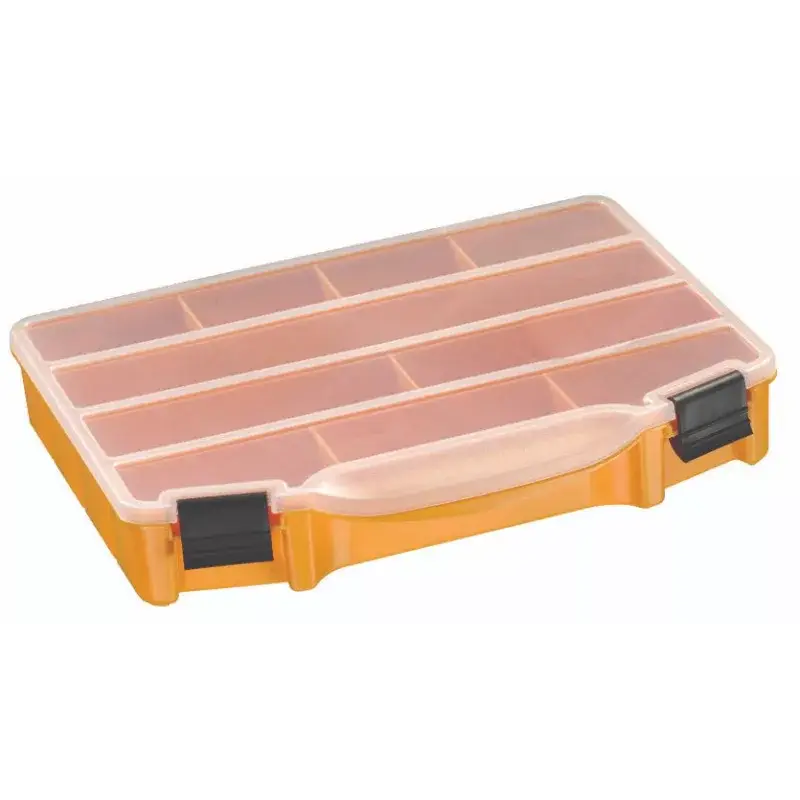 Olcsó STI1593 Stilo rekeszes szortimenter narancs 10" 251x200x44mm
