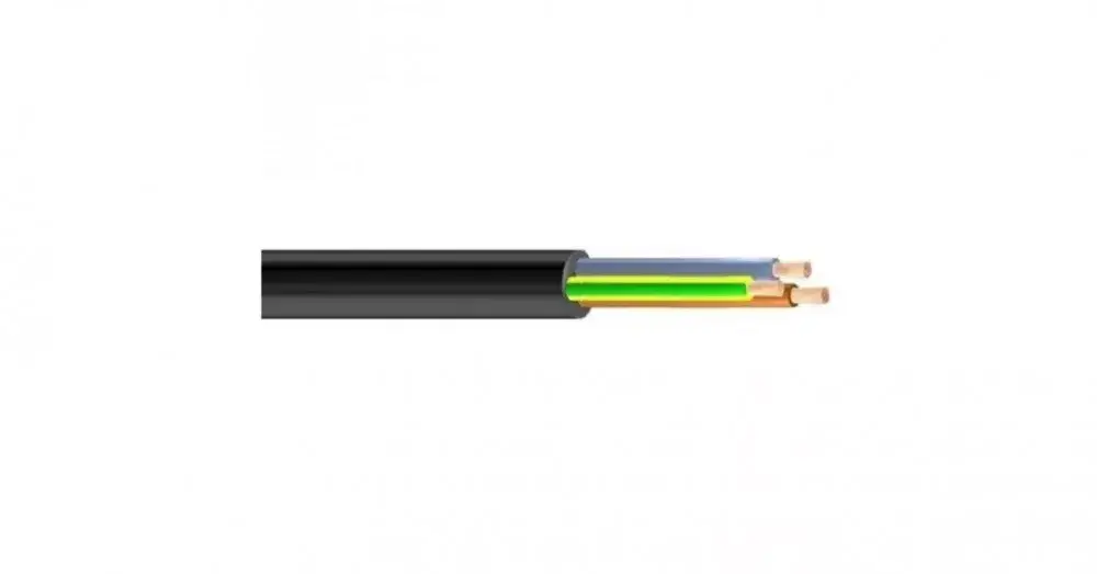 Gumiköpenyes kábel GT vezeték 3x0,75 mm2 fekete sodrott réz erű H05RR-F (GT) Bestseller