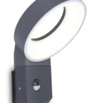 LUTEC MERIDIAN Kültéri fali mozgásérzékelős LED lámpa 14W 3000K 800lm IP54 5616304118 Kedvezmény