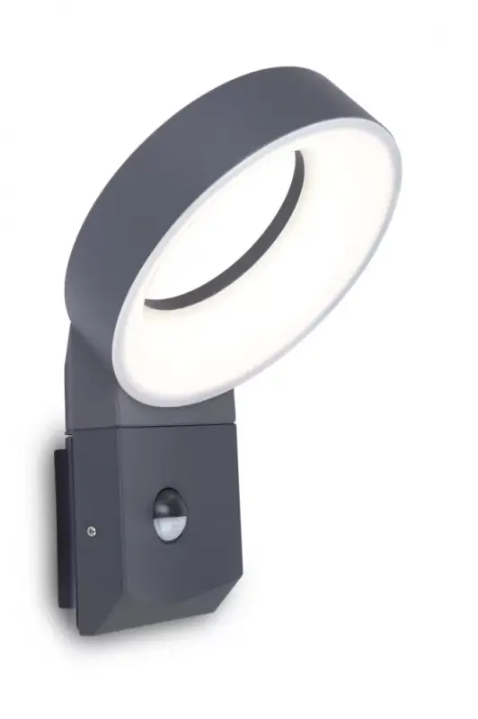 LUTEC MERIDIAN Kültéri fali mozgásérzékelős LED lámpa 14W 3000K 800lm IP54 5616304118 Kedvezmény