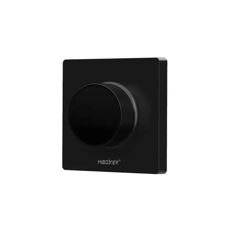 Szuper ajánlat MiLight FUTK1-B Dimmer+CCT Fali Távirányító elemes fényerőszabályzó, Mi-Light, fekete