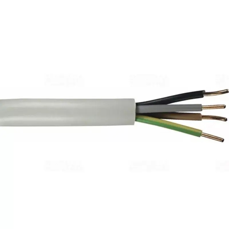 Biztonságos fizetés MB-CU kábel 4 x2,5mm2 szürke PVC köpenyes tömör réz erű 300/500V NYM-j 4x2,5 (MBCU)