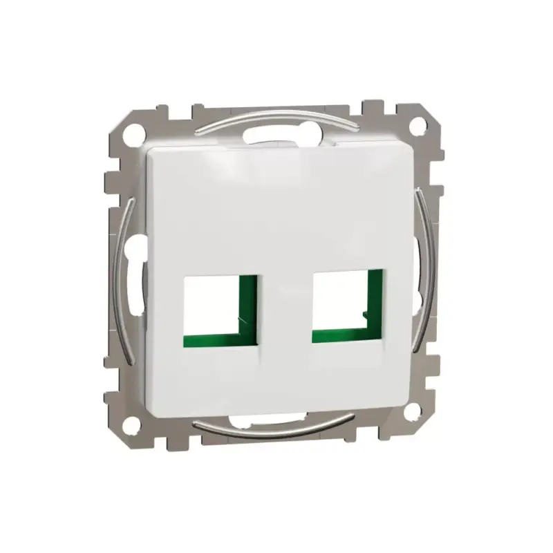 ÚJ SEDNA 2xRJ45 adapter, SYSTIMAX betétekhez, fehér Schneider SDD111443C Nézd meg most