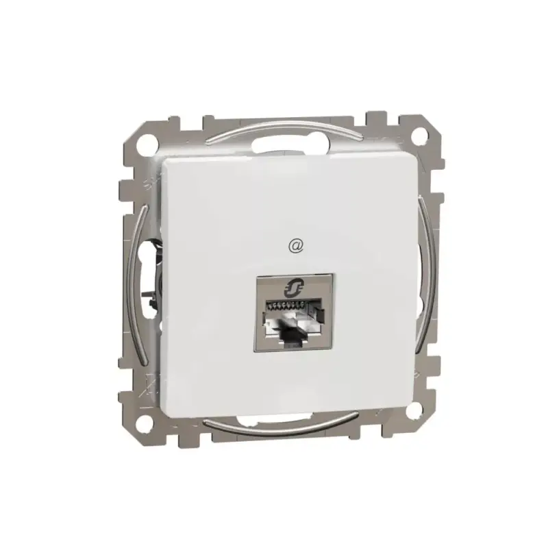Outlet ÚJ SEDNA 1xRJ45 Cat6A STP aljzat, fehér Schneider SDD111466S