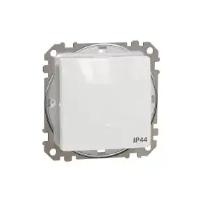 ÚJ SEDNA Keresztkapcsoló, rugós bekötés, 10AX, IP44, fehér Schneider SDD211107 Gyors kiszállítás