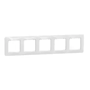 ÚJ SEDNA DESIGN Ötös keret, univerzális, fehér Schneider SDD311805 Prémium