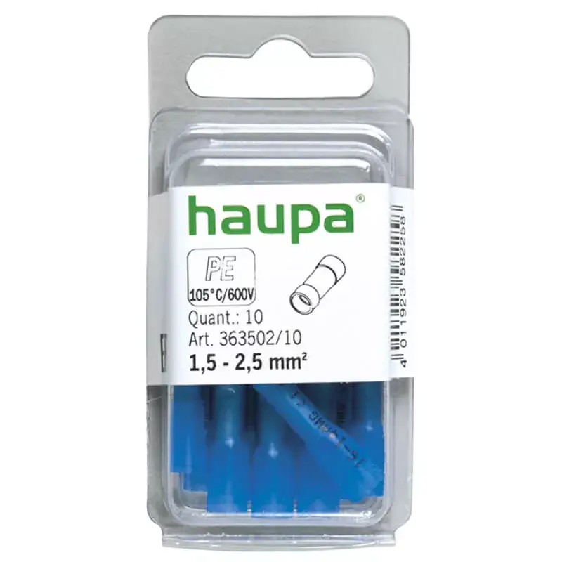 HAUPA 363502/10 Toldó hüvely 1,5-2,5 SmallPack, vezeték összekötő (10db/bliszter) Olcsó