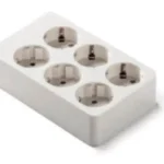 Földelt szerelhető elosztó, hatos /tégla/ fehér, 16A-250V, 2506, Famatel S.A Akciós ár