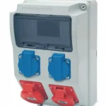 AcQUA 9 modulos szerelt doboz /2db ht. alj+1-1db 4P 16A-32A/, 3958_1, Famatel S.A Végkiárusítás