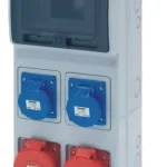 ACQUA doboz 8 modul - 2db 2P+F 16A ipari + 2db 3P+N+F 32A ipari, 6512, Famatel S.A Akciós ár