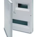 Biztonságos fizetés 4+22 modulos falon kivüli elosztószekrény, teli ajtóval, 3420-P, Famatel S.A
