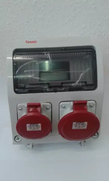 AcQUA 9 modulos szerelt ipari doboz /1db 5p 16A + 1db 5p 32A/, 3957_96, Famatel S.A Szezonális akció