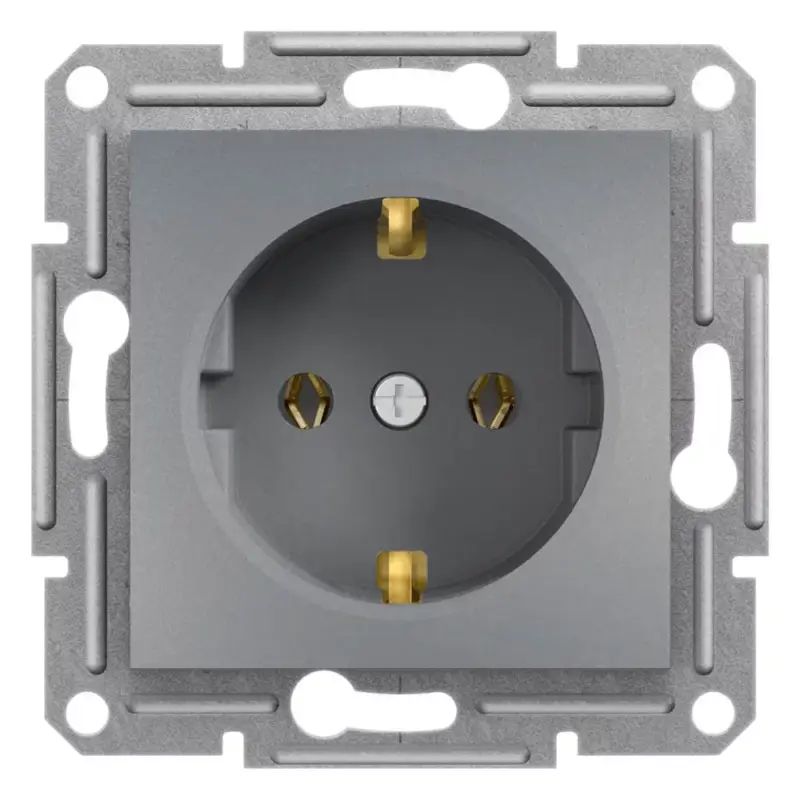 Outlet Schneider ASFORA 2P+F csatlakozóaljzat, csavaros, acélEPH2900162