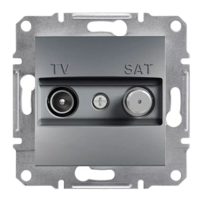 Schneider ASFORA TV/SAT aljzat, végzáró, 1 dB, acélEPH3400162 Exkluzív ajánlat