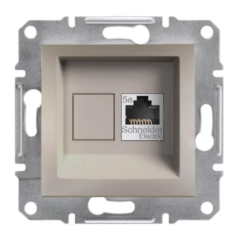 Vedd meg online Schneider ASFORA 1xRJ45 Cat5e UTP aljzat, bronzEPH4300169