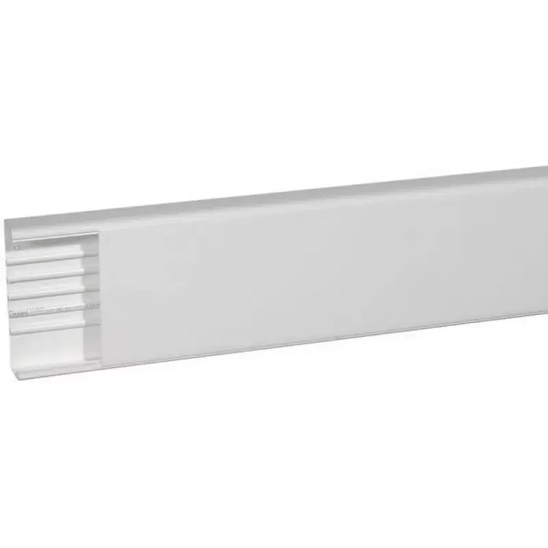 Újdonság Legrand Univerzális DLP kábelcsatorna, 195 x 50 mm, 180 mm-es hajlékony fedéllel, válaszfal nélkül, 2 m, fehér Legrand 010469