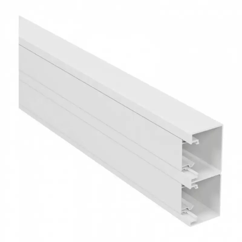 Legrand DLP-S kábelcsatorna 130x50 mm, merev fedéllel, bepattintható 45-ös szerelvényhez, fehér Legrand 638040 Legjobb ár