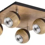 Árengedmény Rábalux 5616 Arthur Beltéri Spotlámpa tölgy-tölgy GU10 4x MAX 35, IP20