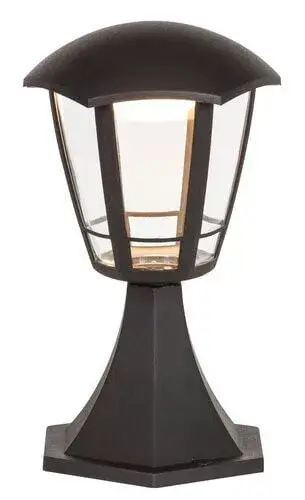 Rábalux 8127 Sorrento Kültéri állólámpa matt fekete-átlátszó LED 8, IP44 Outlet