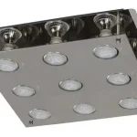 Rábalux 2643 Naomi Beltéri Mennyezeti lámpa füstszínű-füstszínű GU10 9x MAX 15, IP20 Outlet