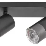 Rábalux 5070 Zircon Beltéri Fali lámpa matt fekete-ezüst GU10 2X MAX 5, IP20 Ne maradj le