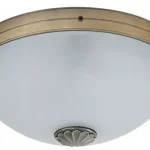 Nézd meg most Rábalux 8558 Orchidea Beltéri Mennyezeti lámpa bronz-fehér alabástrom üveg E27 2x MAX 60, IP20