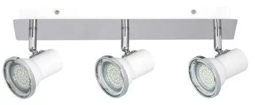 Prémium Rábalux 5499 Steve Beltéri Fürdőszobai lámpa fehér-fehér GU10 3x MAX 15, IP44