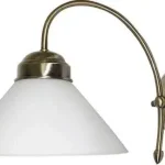 Outlet Rábalux 2701 Marian Beltéri Fali lámpa bronz-fehér E27 1x MAX 60, IP20