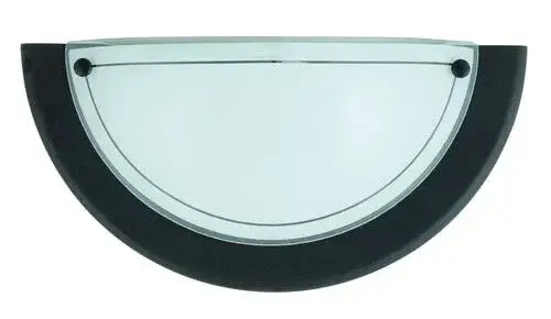 Azonnali szállítás Rábalux 5163 Ufo Beltéri Fali lámpa fekete-opál üveg E27 1x MAX 60, IP20