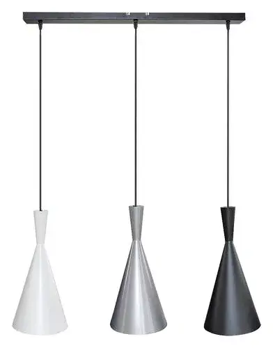 Legnépszerűbb Rábalux 5312 Trincola Beltéri Függeszték fekete-fehér, ezüst, fekete E27 3x MAX 40, IP20