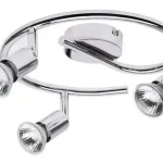 Legjobb ár Rábalux 6048 Norton Beltéri Spotlámpa króm- GU10 3x MAX 50, IP20