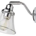 Gyors szállítás Rábalux 3207 Antoine Beltéri Fürdőszobai lámpa króm-átlátszó E14 1x MAX 40, IP44