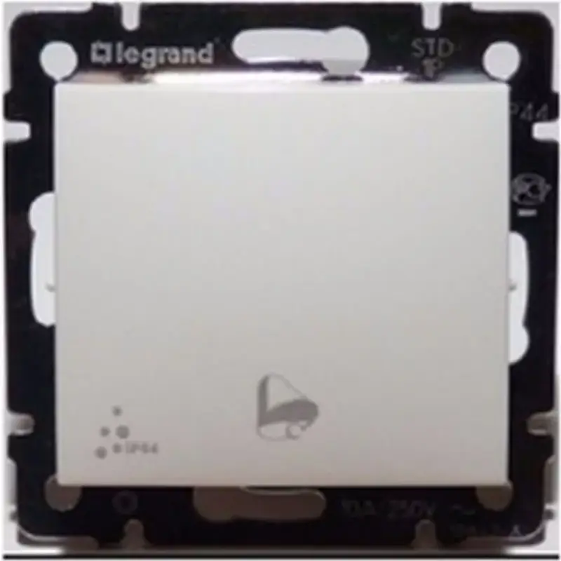 Legand Valena IP44 egypólusú nyomó csengőjeles, fehér Legrand 770099 Szuper akció