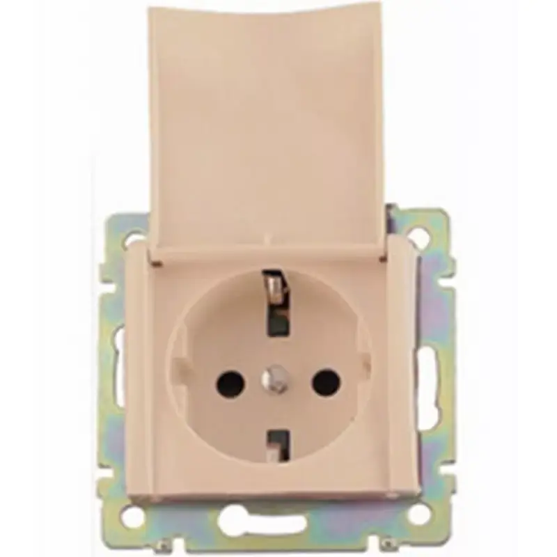 Legrand Valena 2P+F csatlakozóaljzat csapófedéllel, elefántcsont Legrand 774322 Csak ma