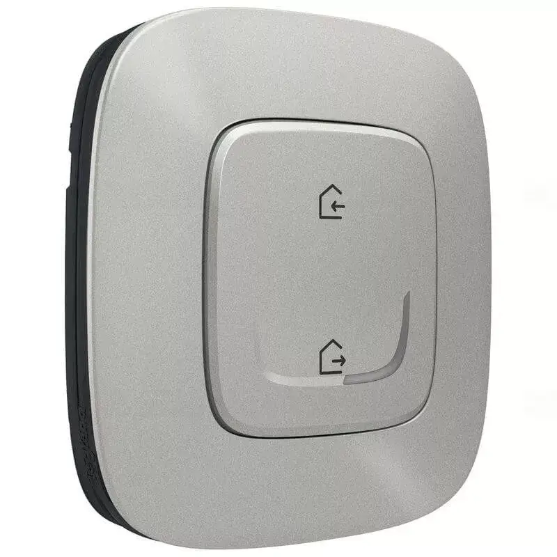 Legrand Valena Allure Netatmo vezeték nélküli főkapcsoló - Érkezés/Távozás funkcióval, alumínium Legrand 752786 Expressz kézbesítés