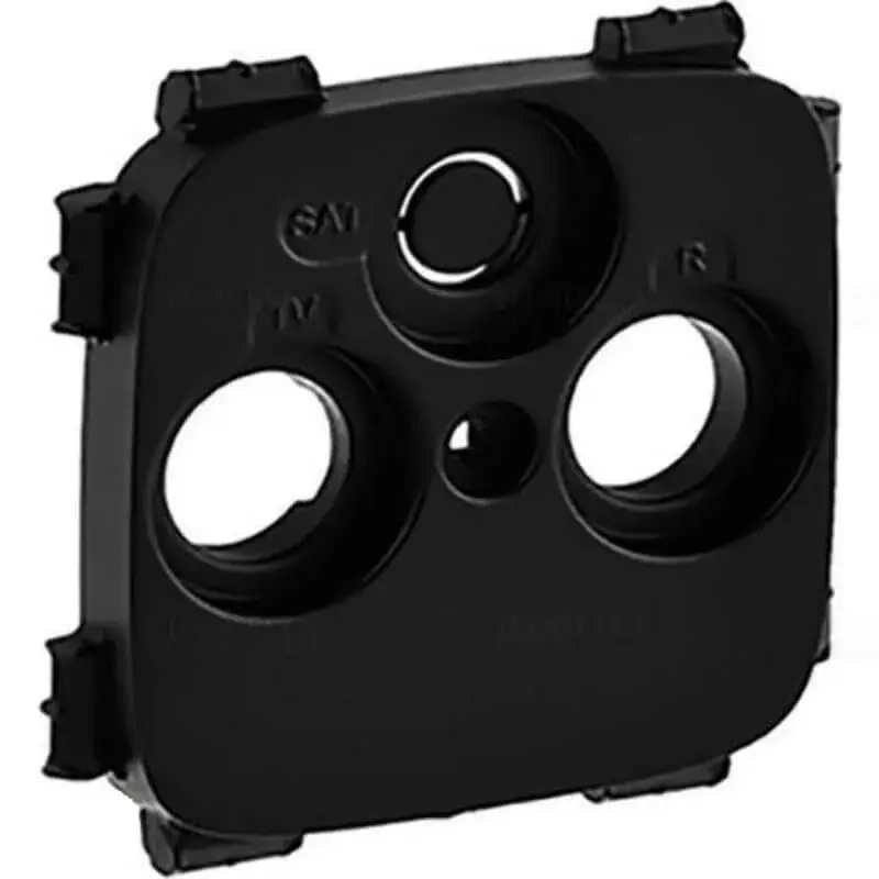 Különleges ajánlat Legrand Valena Allure TV-Rádió-SAT aljzat burkolat, (30 mm), fekete Legrand 754808