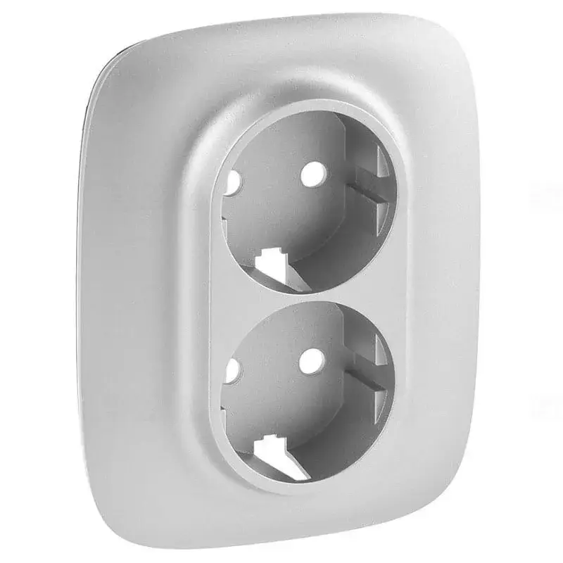 Bestseller Legrand Valena Allure 2x2P+F aljzat monobloc burkolat + keret, alumínium Legrand 754957