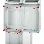 HENSEL HB33K024-U fogyasztásmérő szekrény, 1 vagy 3 fázisú ált. és vez. mérők számára, szabadvezetékes, 2x12modulos kiselosztó Népszerű