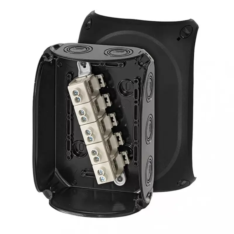 Árcsökkenés HENSEL KF1010B Időjárásálló kábelösszekötő doboz, fekete