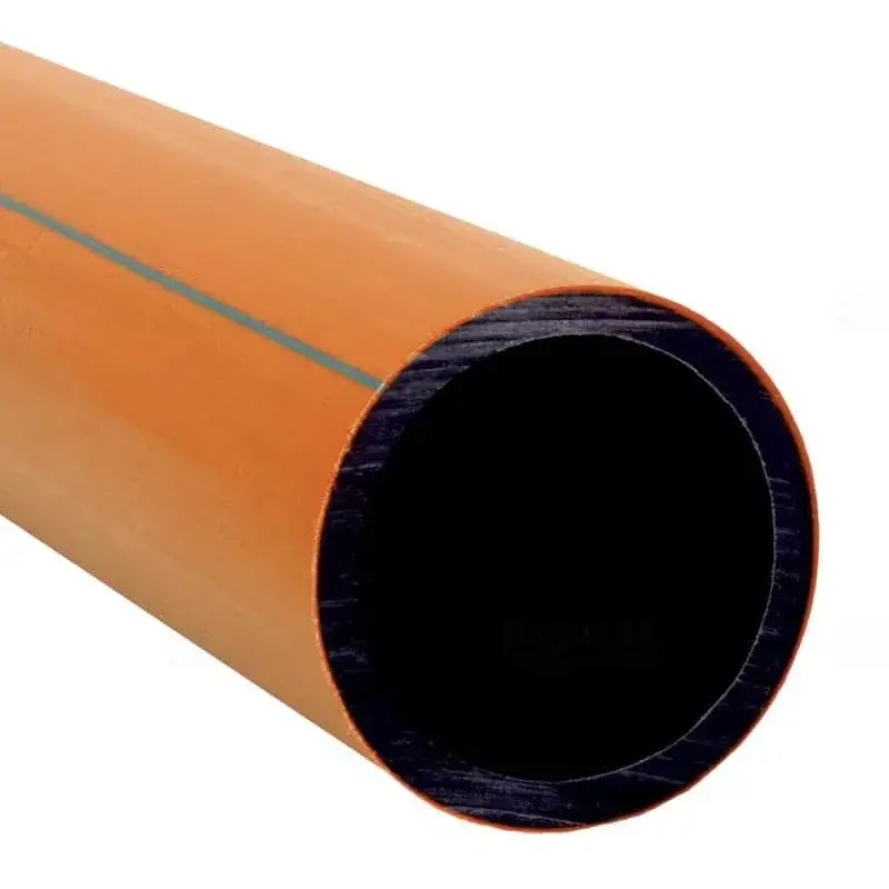 KOPOS Optikai kábelvédőcső 750N narancssárga-fekete, halogénmentes PVC 06040_ARGB Olcsó
