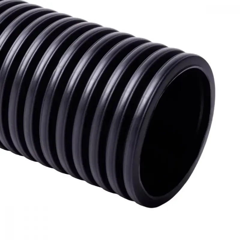 KOPOS KOPODUR® kétköpenyű cső merev halogénmentes fekete, PVC, KD 09050_FC Kiárusítás