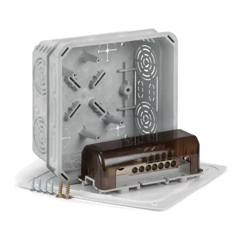 KOPOS Doboz fedéllel V 125/1 és EPH sorkapoccsal, PVC, KO 125 E/EQ02_KA Kiárusítás