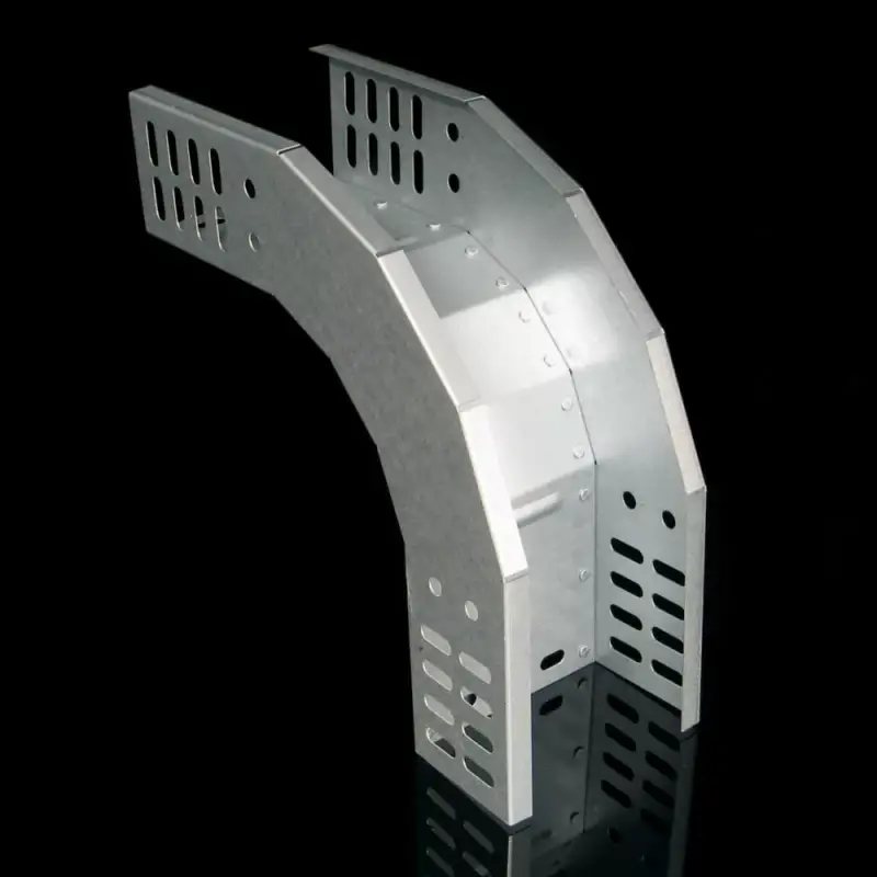 Ajánlat KOPOS 90°-os süllyedő idom 75x60mm kábeltálcához E90, Tüzihorganyzott, KO 90X60X75_F