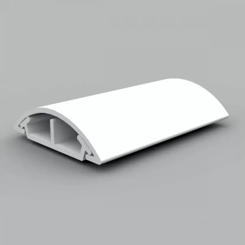 KOPOS Ívelt csatorna 2m 34x10mm sötétszürke, PVC, (2m/szál), LO 35_L2 Biztonságos fizetés