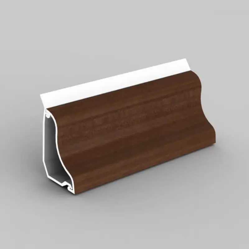 KOPOS Padlócsatorna 2m 35x25mm sötét tölgy, PVC, (2m/szál), LP 35_I2 Árengedmény
