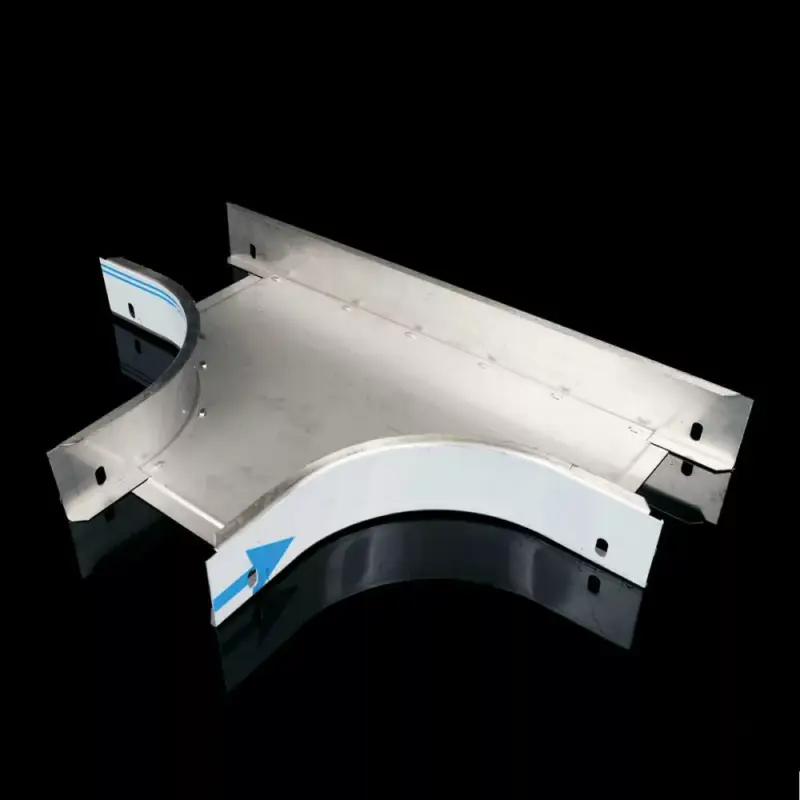 KOPOS T-idom rozsdamentes acél 125x50mm kábeltálcához, Rozsdamentes acél AISI 304, NIXT 50X125_IX Azonnal elérhető