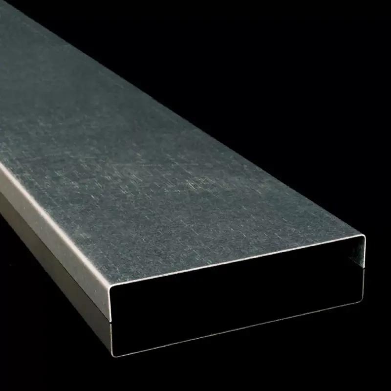 Azonnali szállítás KOPOS Kábeltálca fedél rozsdamentes acél 40x20mm kábeltálcához, Rozsdamentes acél AISI 304, (2m/szál), NIXV 40_IX