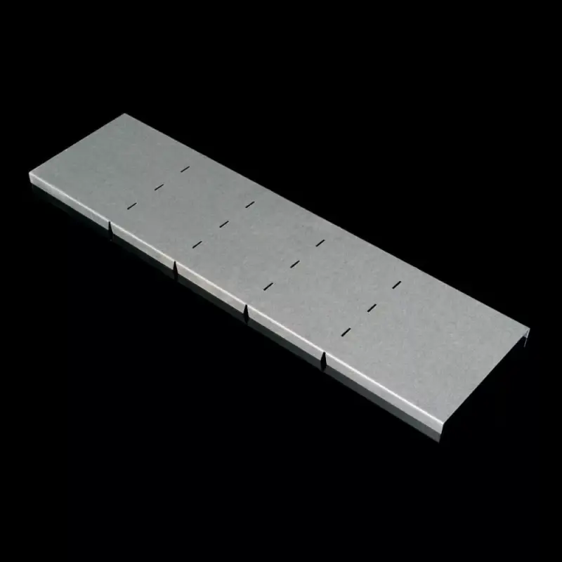 Ajánlat KOPOS 90°-os süllyedő idom fedél rozsdamentes acél 62x50mm kábeltálcához, Rozsdamentes acél AISI 304, NIXVKO 90X50X62_IX