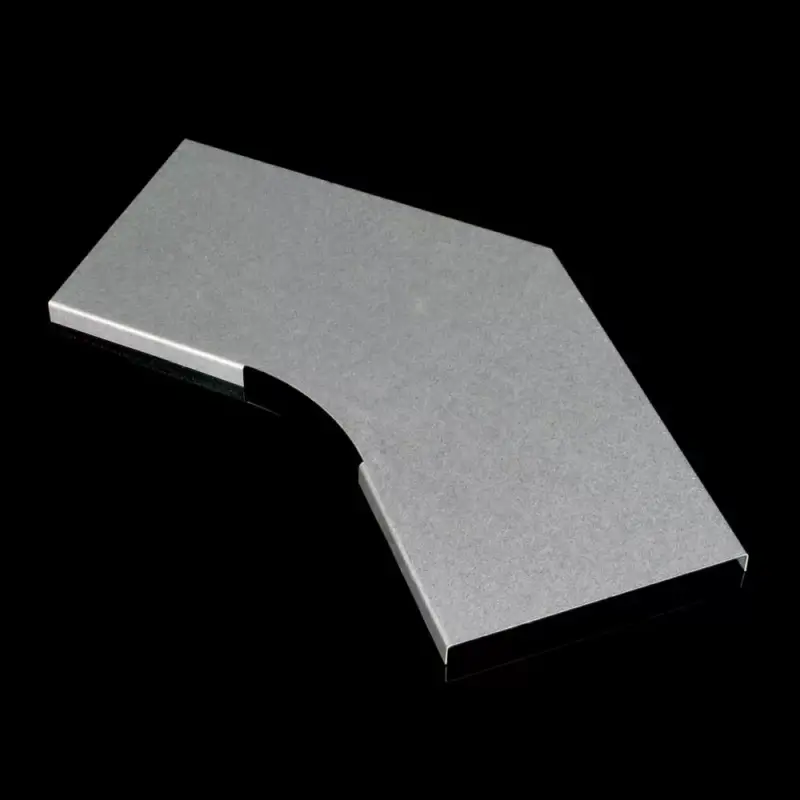 Legkelendőbb KOPOS 45°-os sarokidom fedél 125x50-100mm kábeltálcához E90, horganyzott, NVO 45X125_S